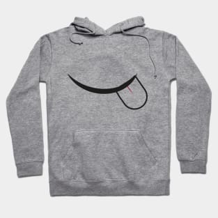 Emoji face - Tongue out Hoodie